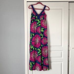 Lilly Pulitzer silk maxi dress